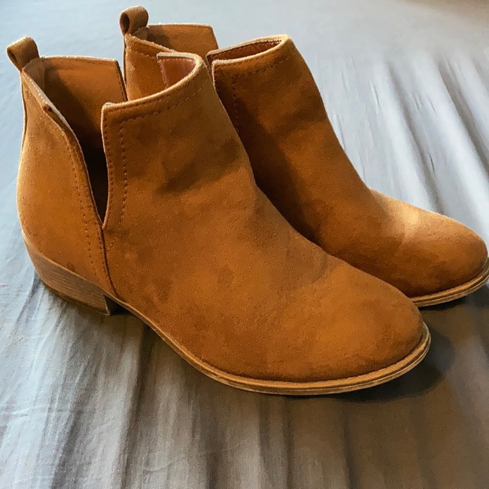 Brown ankle boots